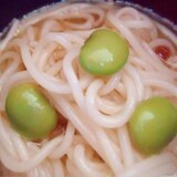 枝豆ガーリックオイルそうめん